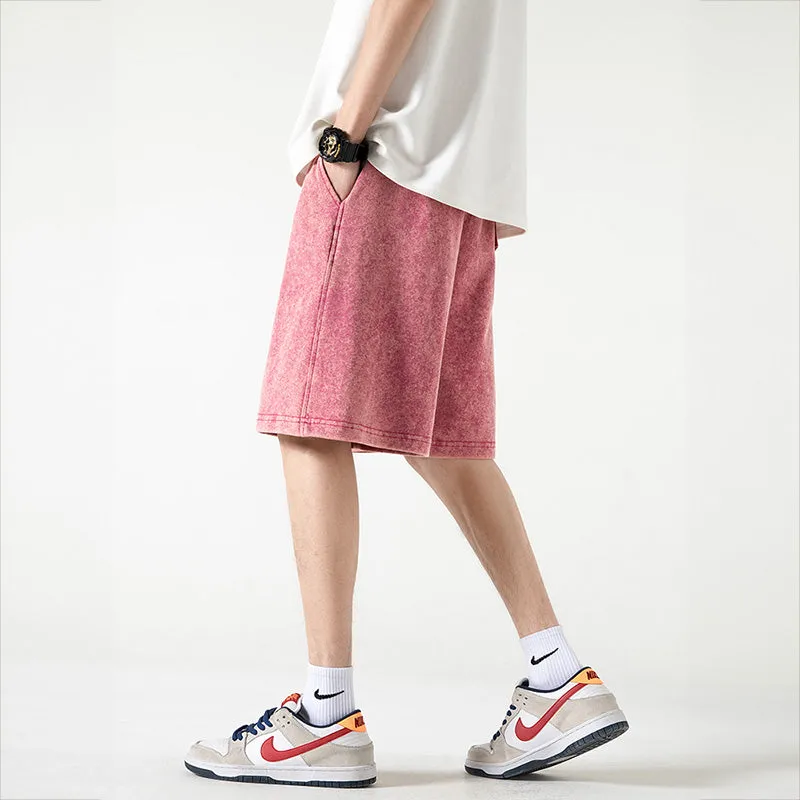 Jiroman Distressed Loose Shorts