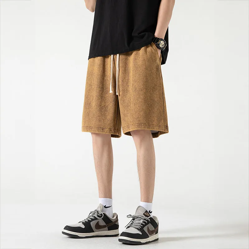 Jiroman Distressed Loose Shorts