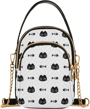 Joisal Cartoon Banana Leaves Travel Crossbody Bags for Women Anti Theft, Womens Handbags Trendy Messenger Bag Crossbody