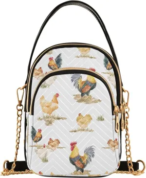 Joisal Cartoon Banana Leaves Travel Crossbody Bags for Women Anti Theft, Womens Handbags Trendy Messenger Bag Crossbody