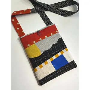 Juanita Girardin Small Bag, Pieced Japanese Cotton, Comet