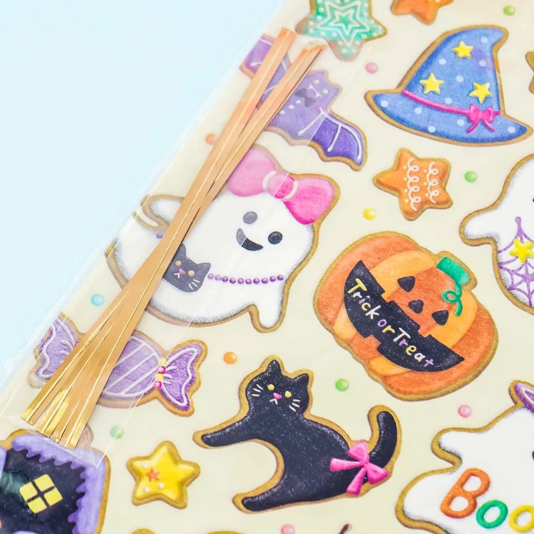 Kawaii Happy Halloween Clear Bag - 4 pcs