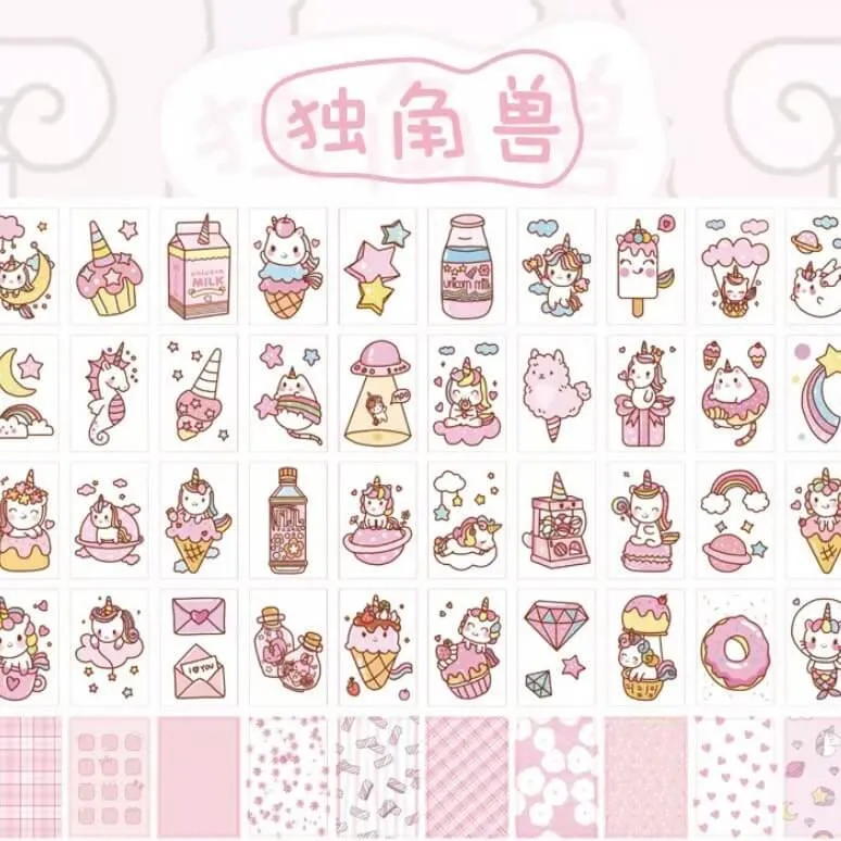 Kawaii stickers 50 sheet sticker book