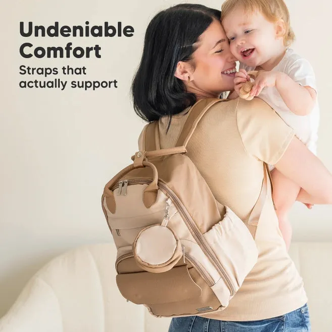 Keababies Diaper Bag Backpack with Changing Pad