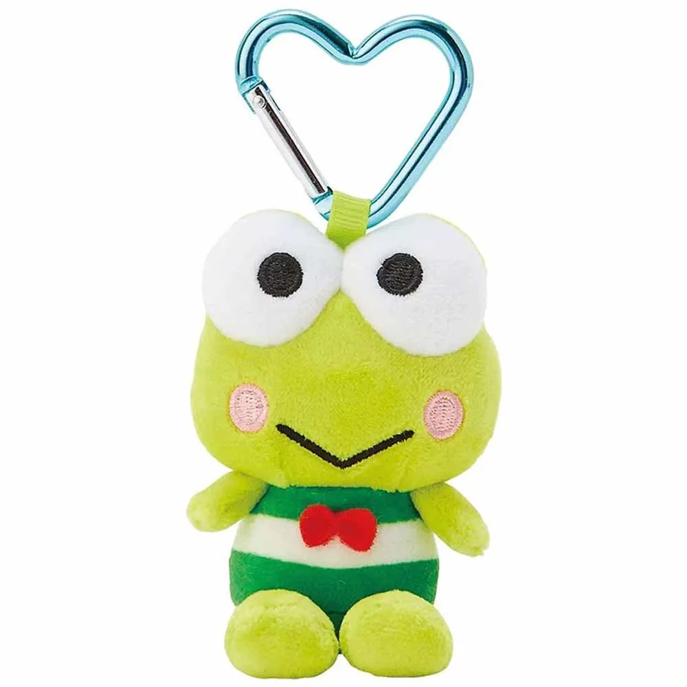 Keroppi Plush Mascot Heart Key Ring