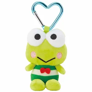 Keroppi Plush Mascot Heart Key Ring