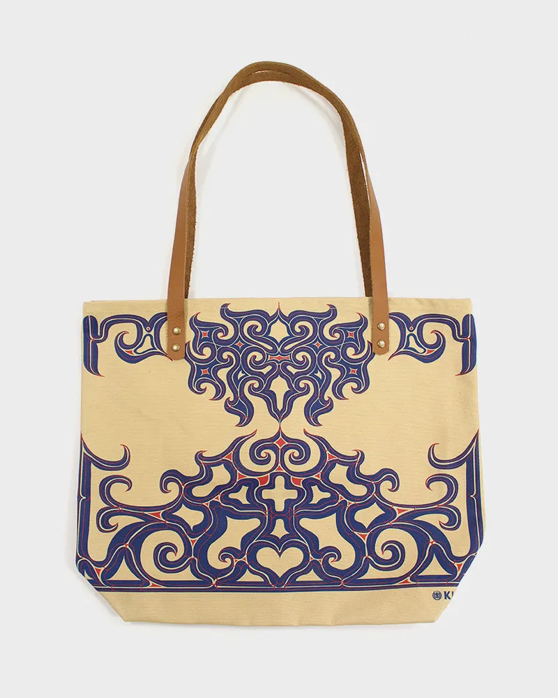 Kiriko Original Tote, Canvas, Natural Ainu