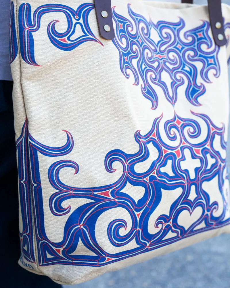 Kiriko Original Tote, Canvas, Natural Ainu