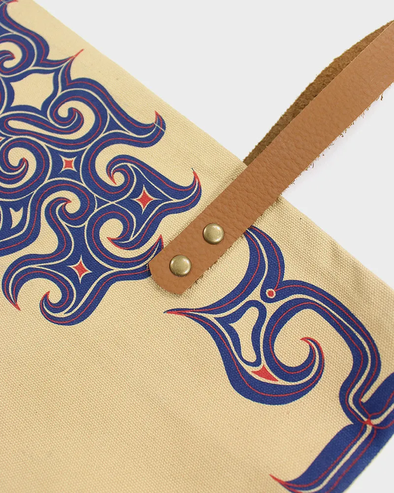 Kiriko Original Tote, Canvas, Natural Ainu