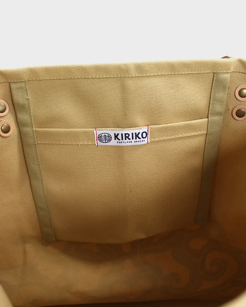 Kiriko Original Tote, Canvas, Natural Ainu