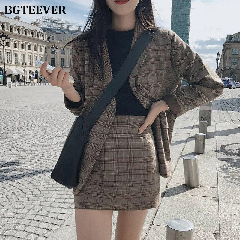 Korean Outfit Skirt and Blazer