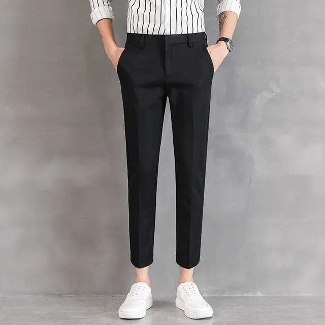 [Korean Style] 3 Colors Basic Ankle-Length Sweatpants