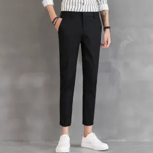 [Korean Style] 3 Colors Basic Ankle-Length Sweatpants