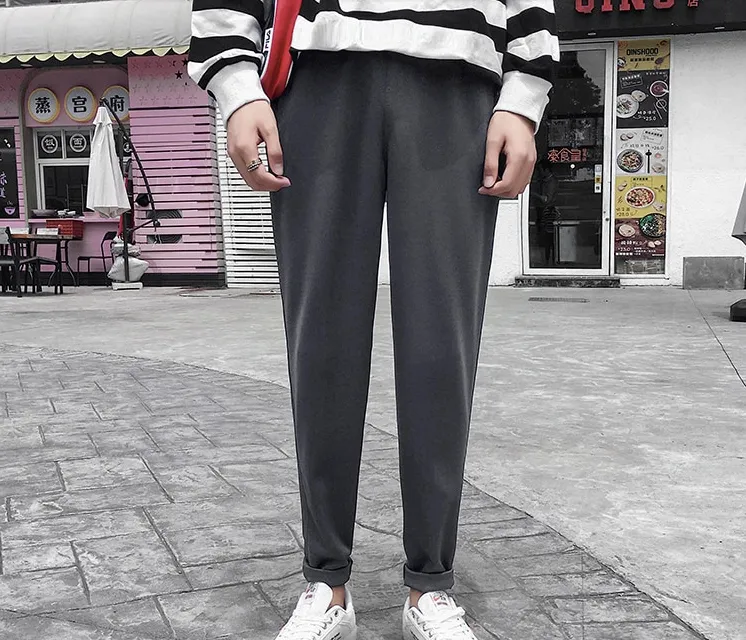 [Korean Style] Dork Straight Casual Pencil Pants
