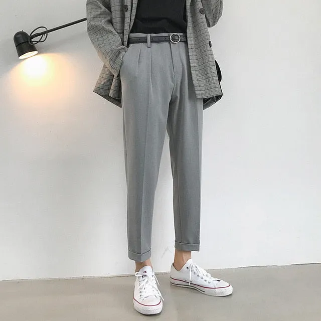 [Korean Style] Dory Casual Straight Trousers
