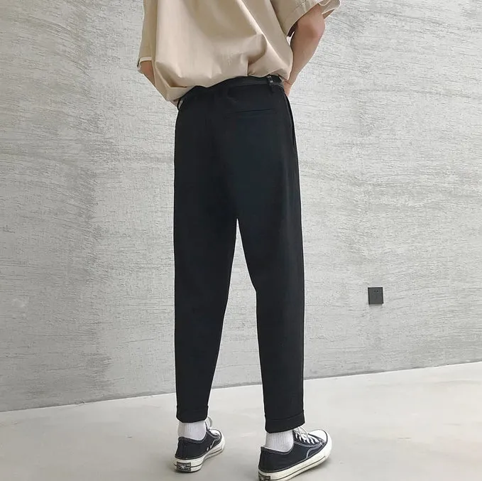 [Korean Style] Dory Casual Straight Trousers