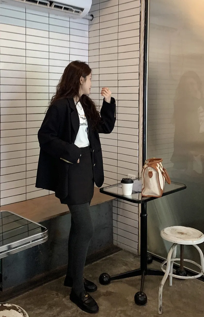 [Korean Style] High Waisted Tummy Control Thick Stretchy Stirrup Legging Tights