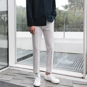 [Korean Style] Ivory / Black Best Fit Trousers