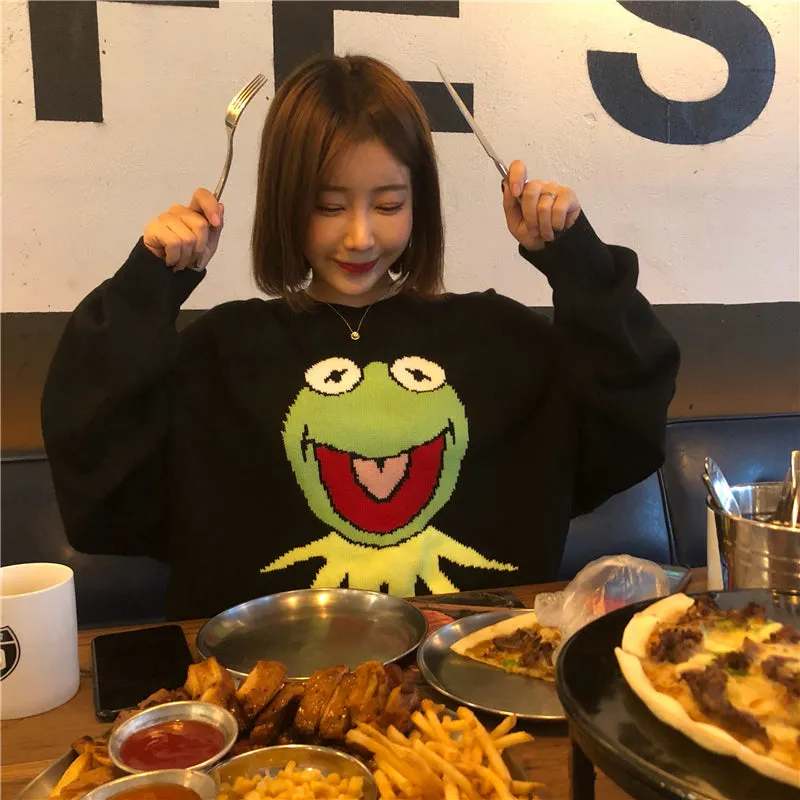 [Korean Style] Kermit the Frog Sweater