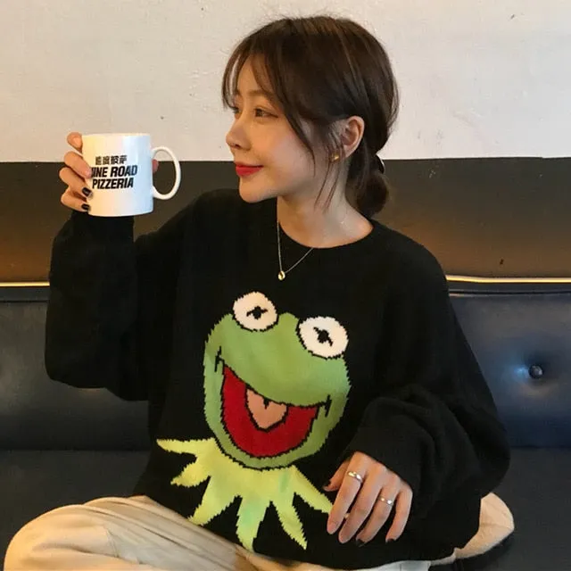 [Korean Style] Kermit the Frog Sweater