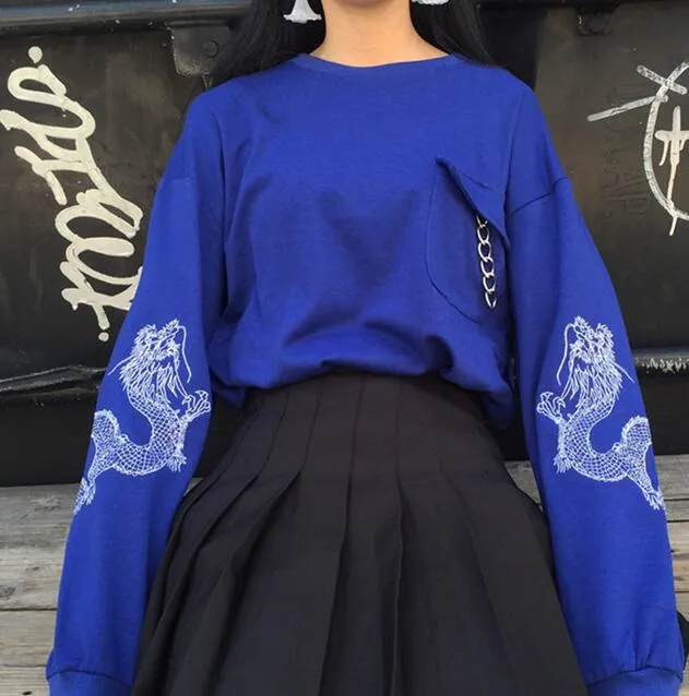 Korean T Shirt Dragon