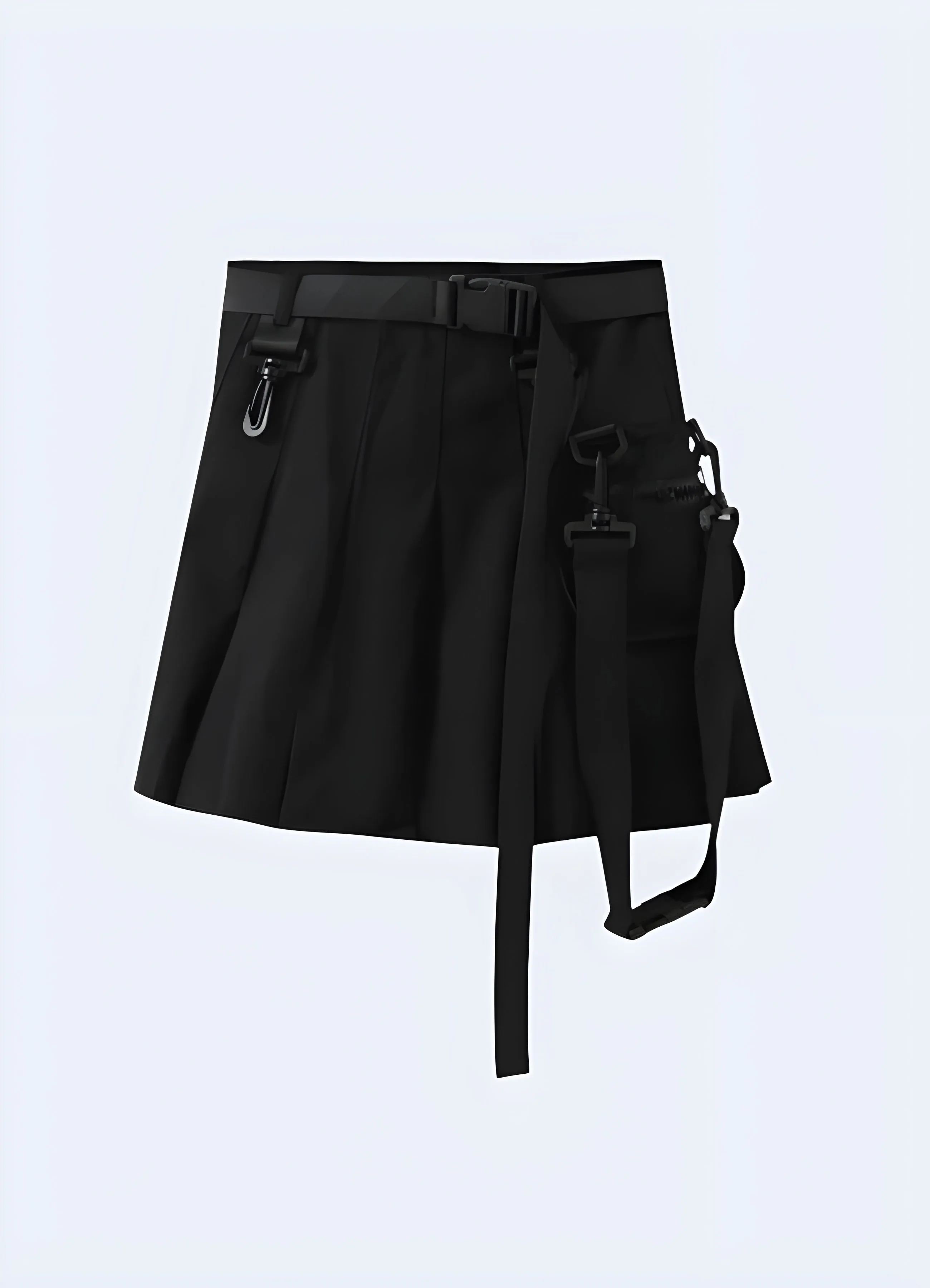 Korean Tactical Techwear Skirt