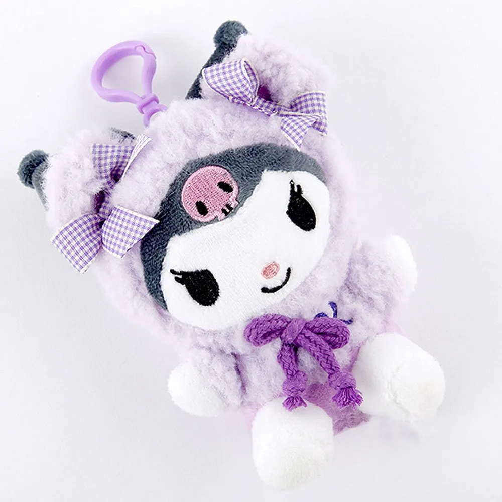 Kuromi Fluffy Hoodie Clip-On Plush
