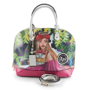 La Philipe Blooming Garden Handbag Oval Women’s Pu Leather Lp1027 17