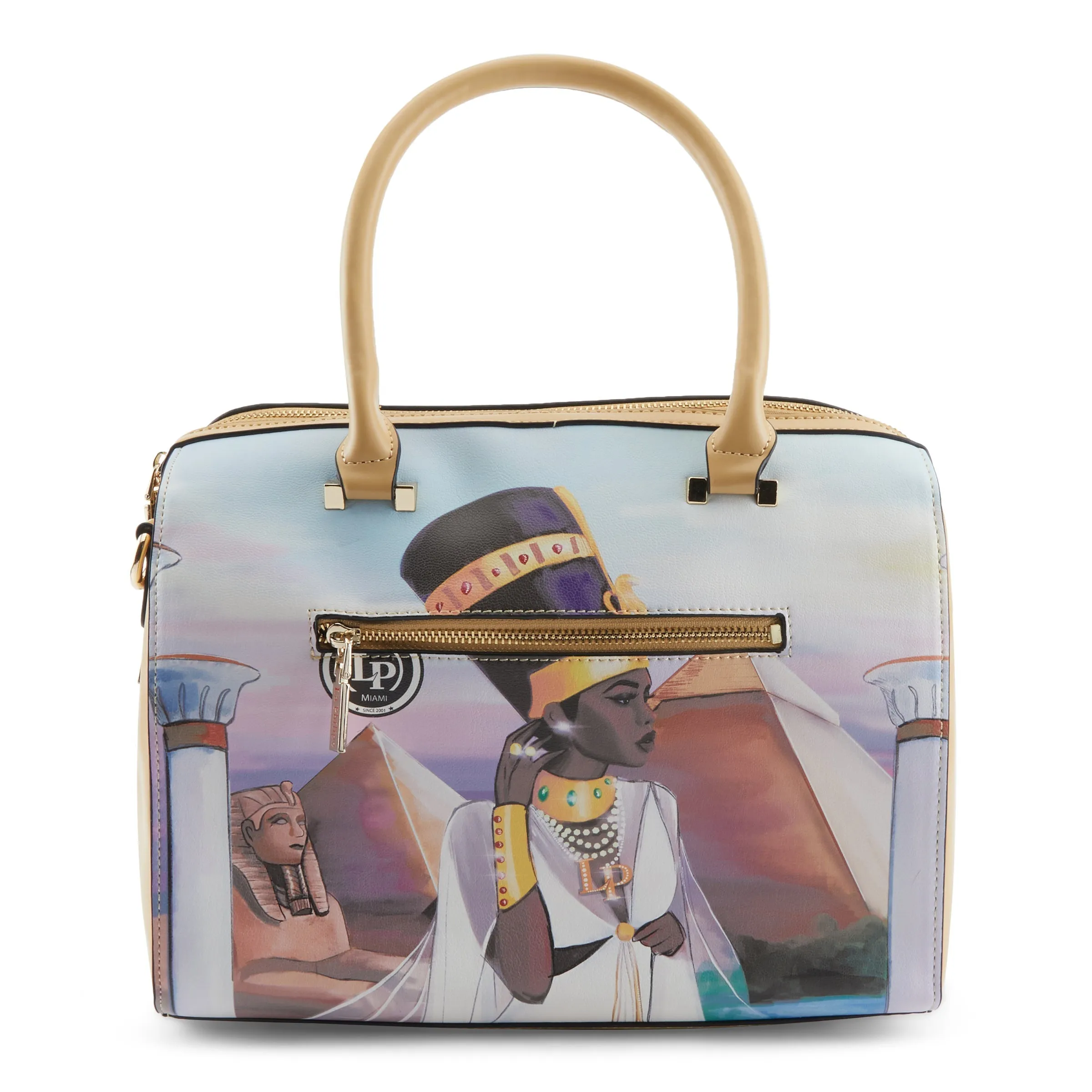 La Philipe Egyptian Paradise Handbag Envelope Pu Leather Lp1002 1