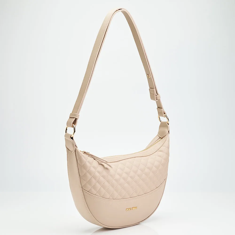 Ladies Quilted Hobo Shoulder Bag