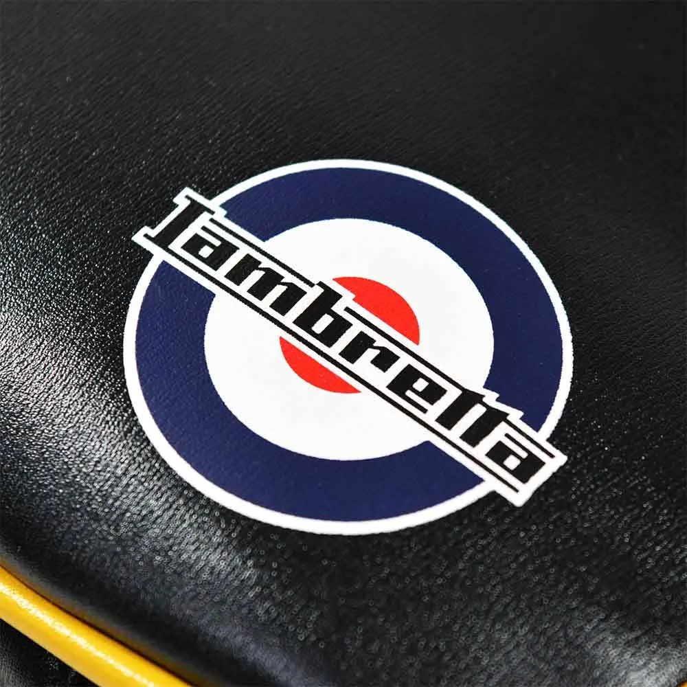 Lambretta Retro Flight Bag Black / Mustard - 1005
