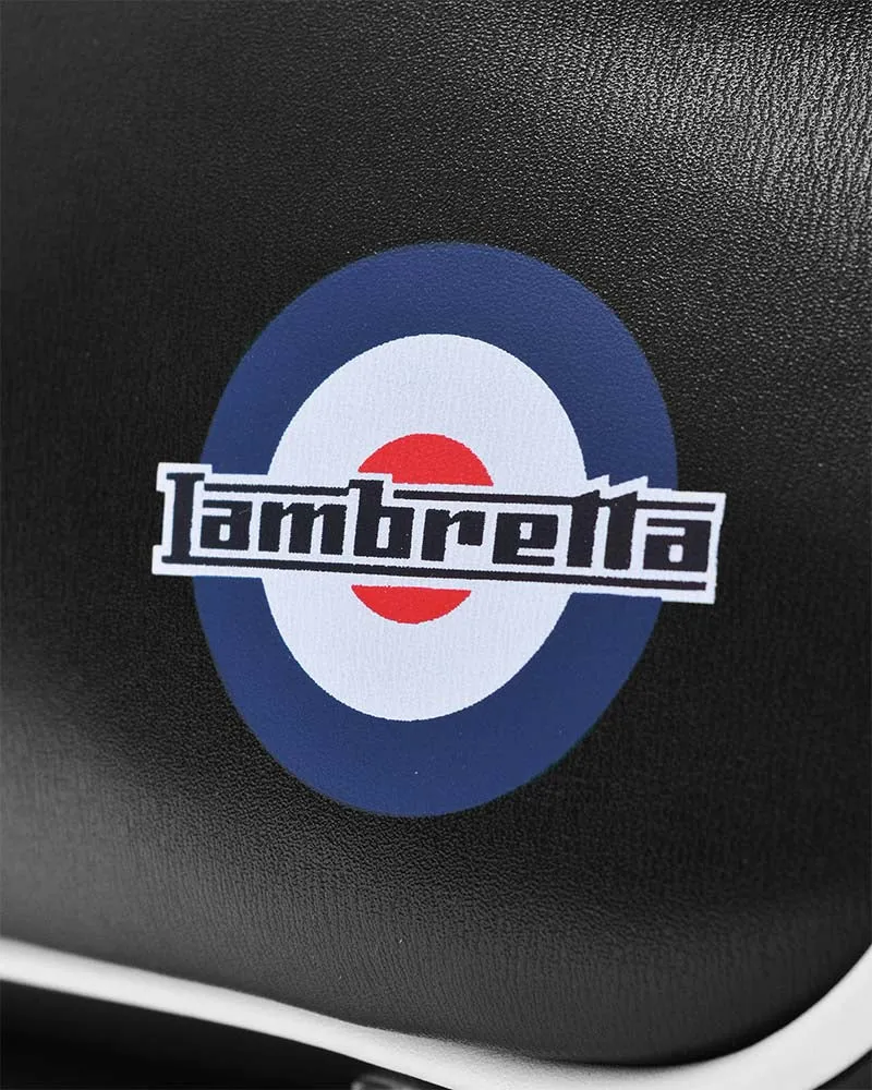 Lambretta Retro Flight Bag Black / White