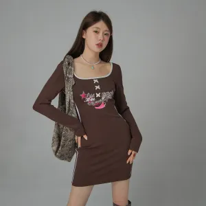 Landed The Role Slim Mini Dress