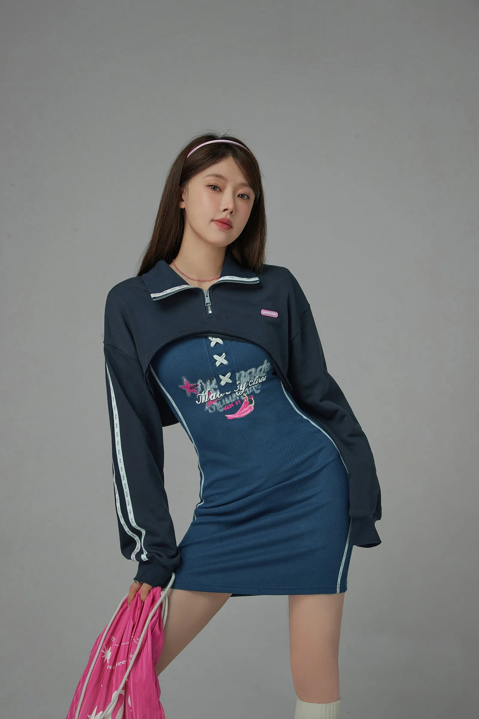 Landed The Role Slim Mini Dress