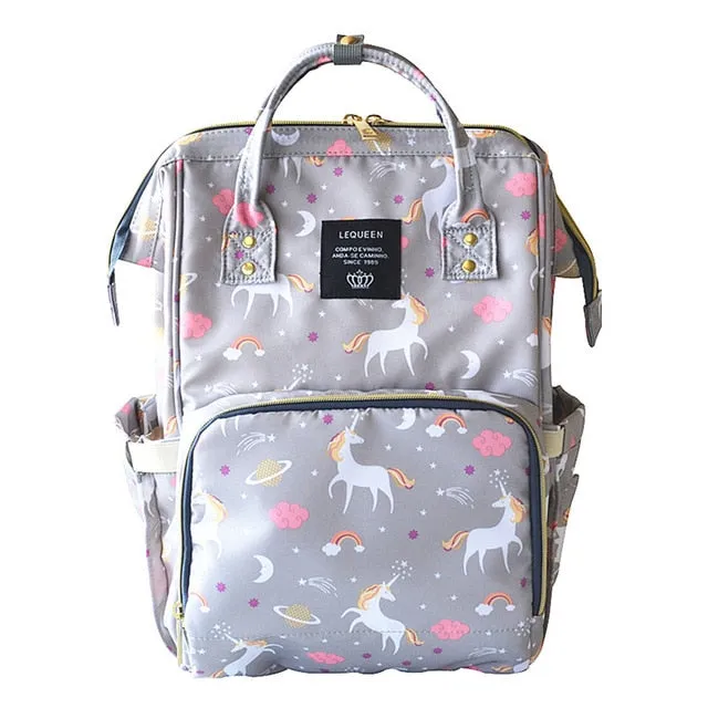 Large Capacity Diaper Backpack