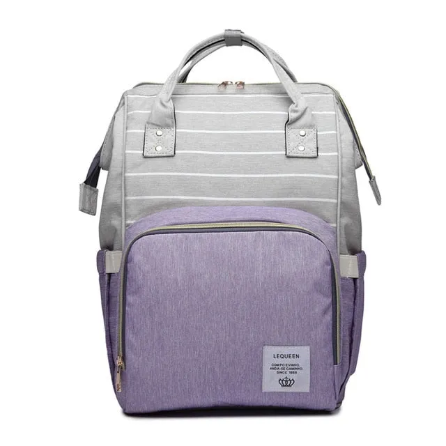 Large Capacity Diaper Backpack