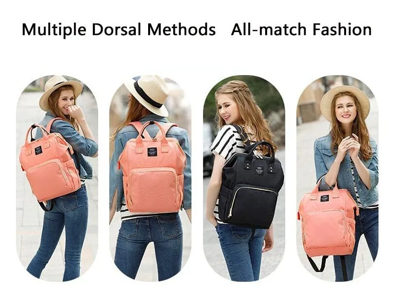 Large Capacity Diaper Backpack