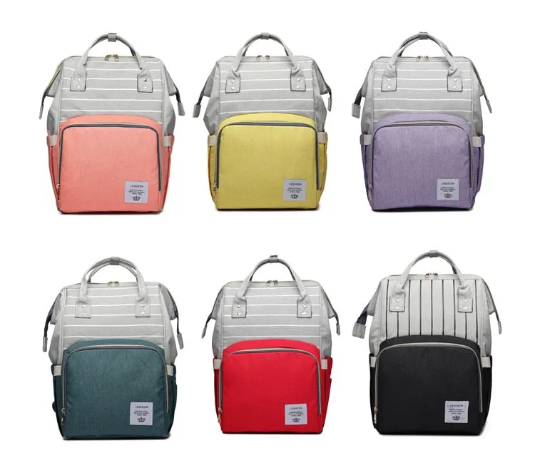 Large Capacity Diaper Backpack