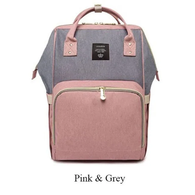 Large Capacity Diaper Backpack