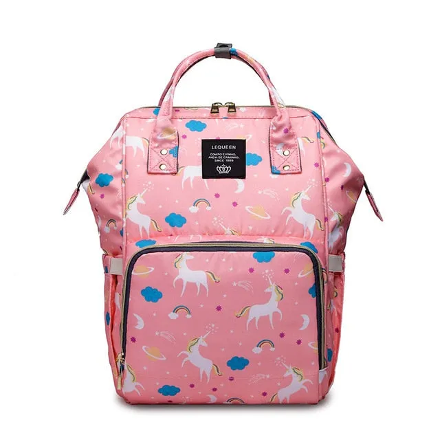 Large Capacity Diaper Backpack