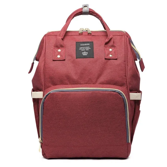 Large Capacity Diaper Backpack