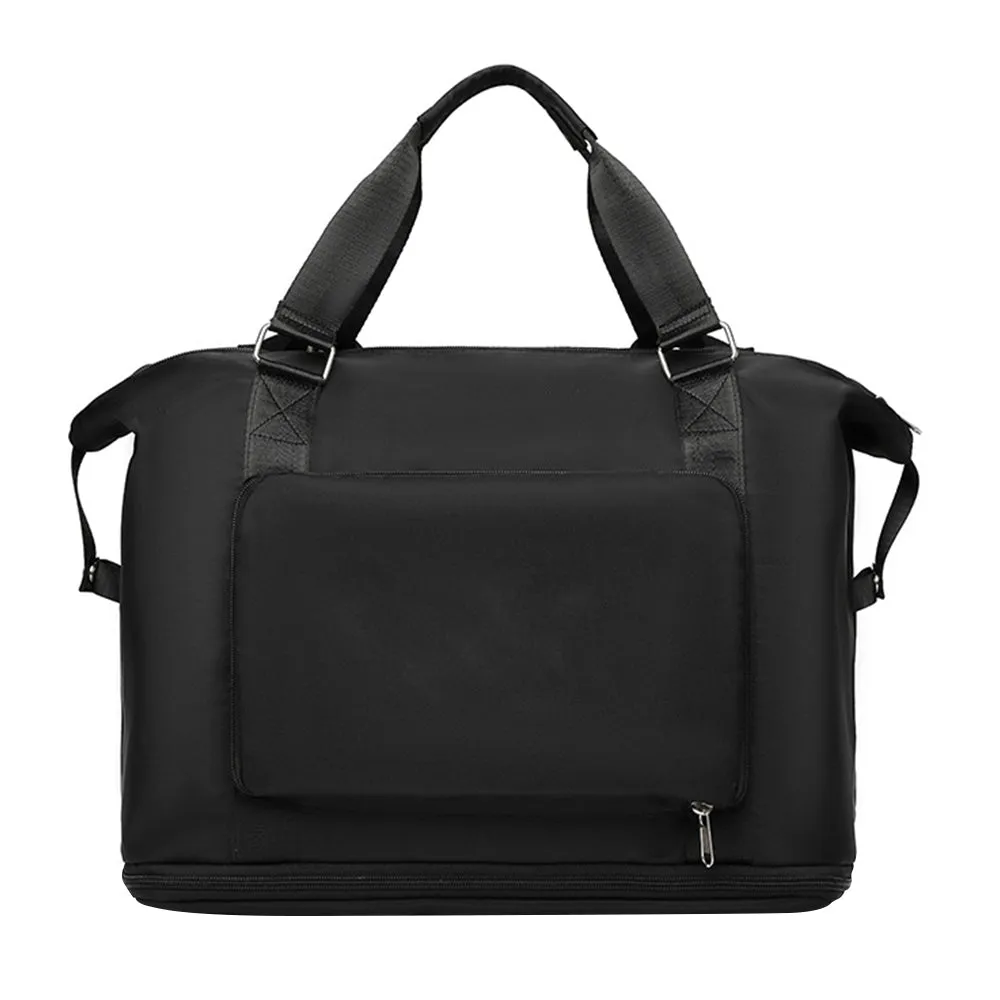 Large Capacity Folding Travel Bag Collapsible Travel Bag Expandable Water-resistant Duffel Bag