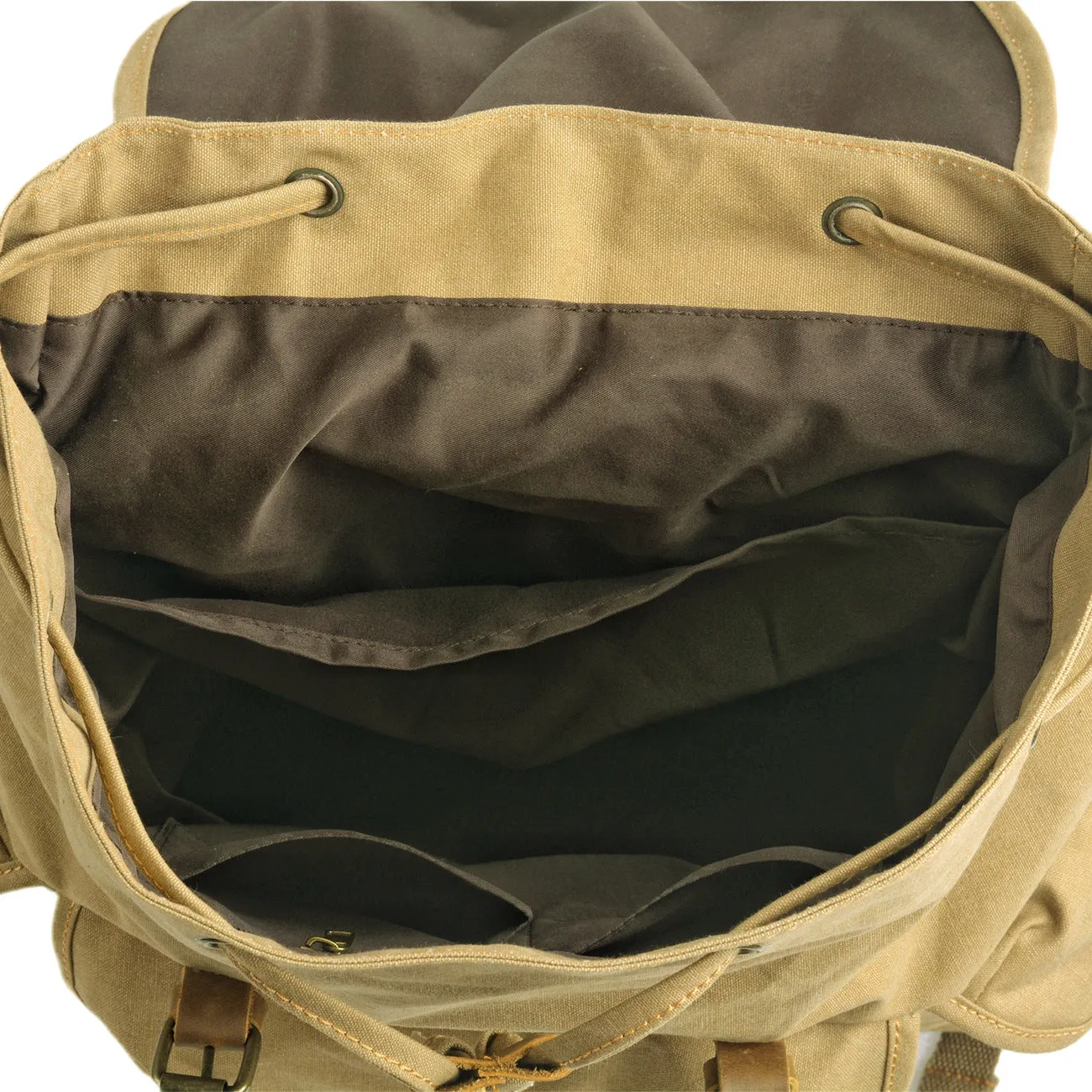 Large Vintage Canvas Backpack Travel For Men