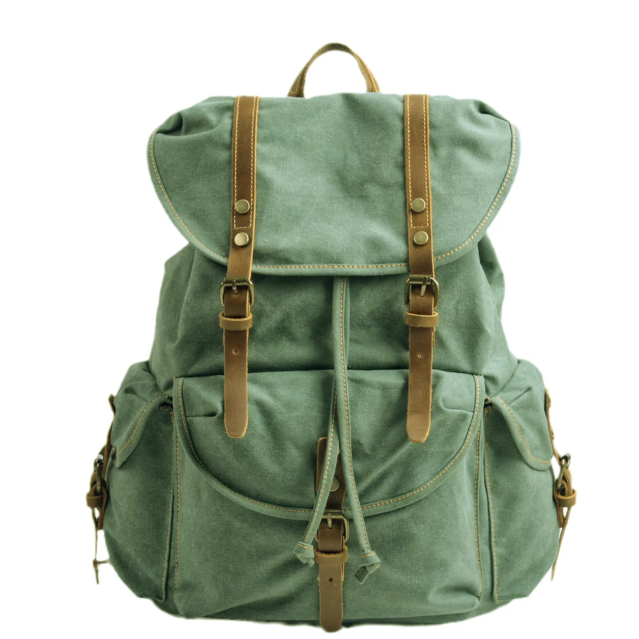 Large Vintage Canvas Backpack Travel For Men