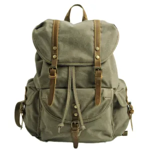 Large Vintage Canvas Backpack Travel For Men