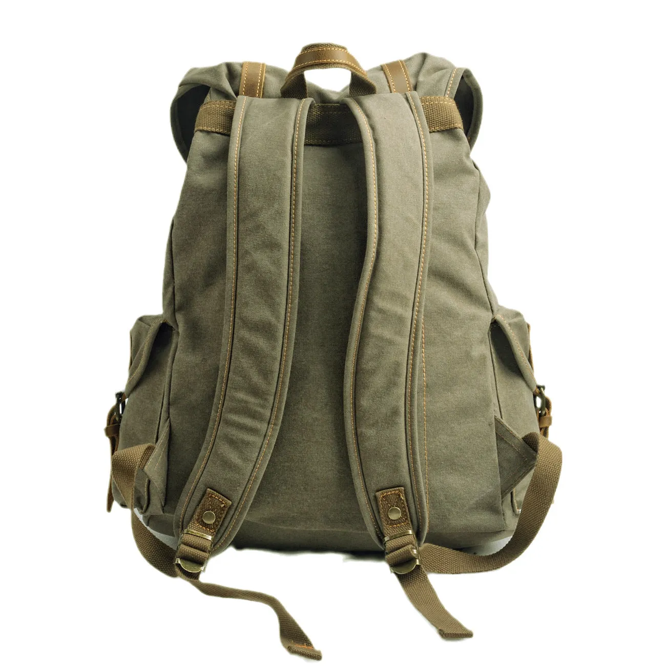 Large Vintage Canvas Backpack Travel For Men
