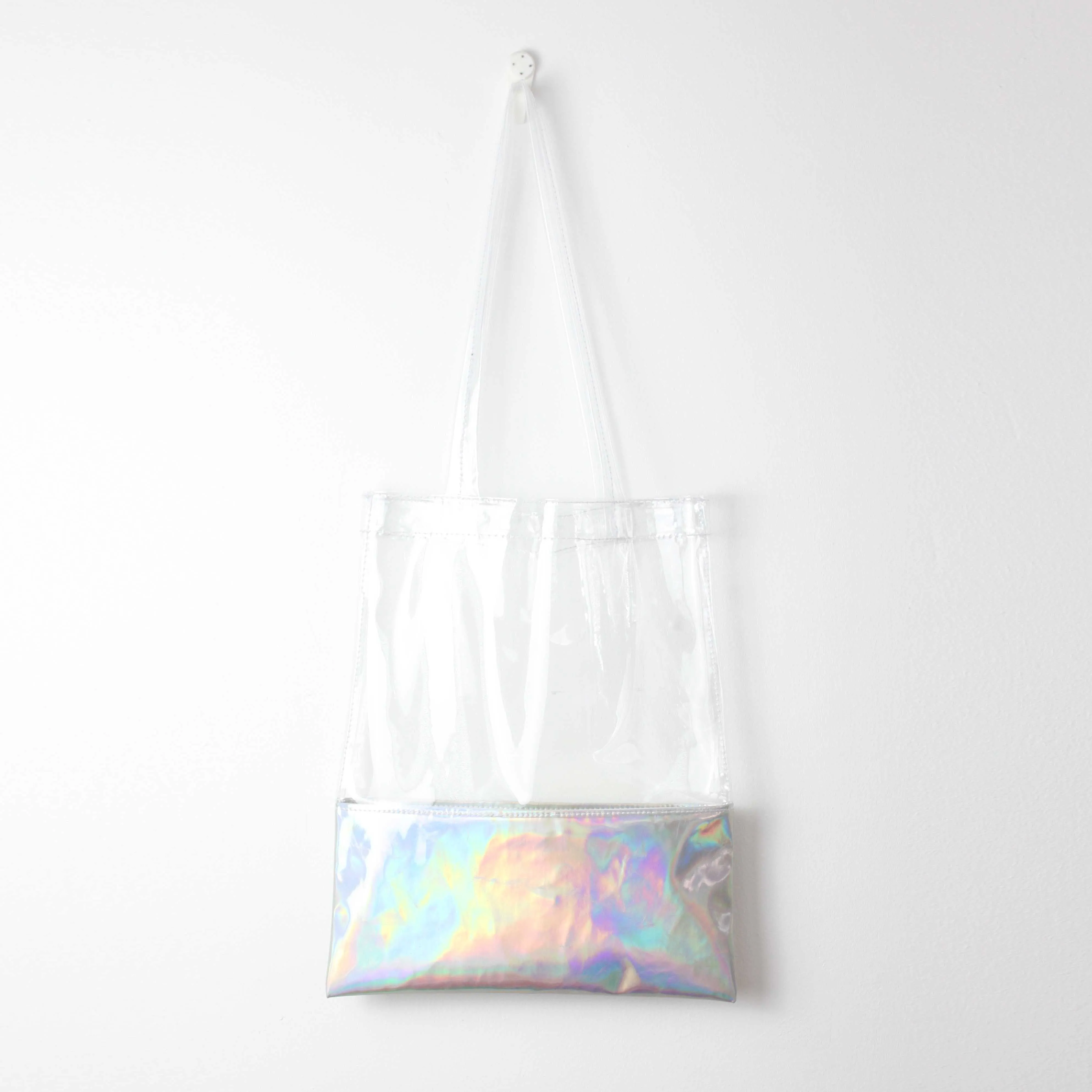 Laser Transparent Beach Tote Bag
