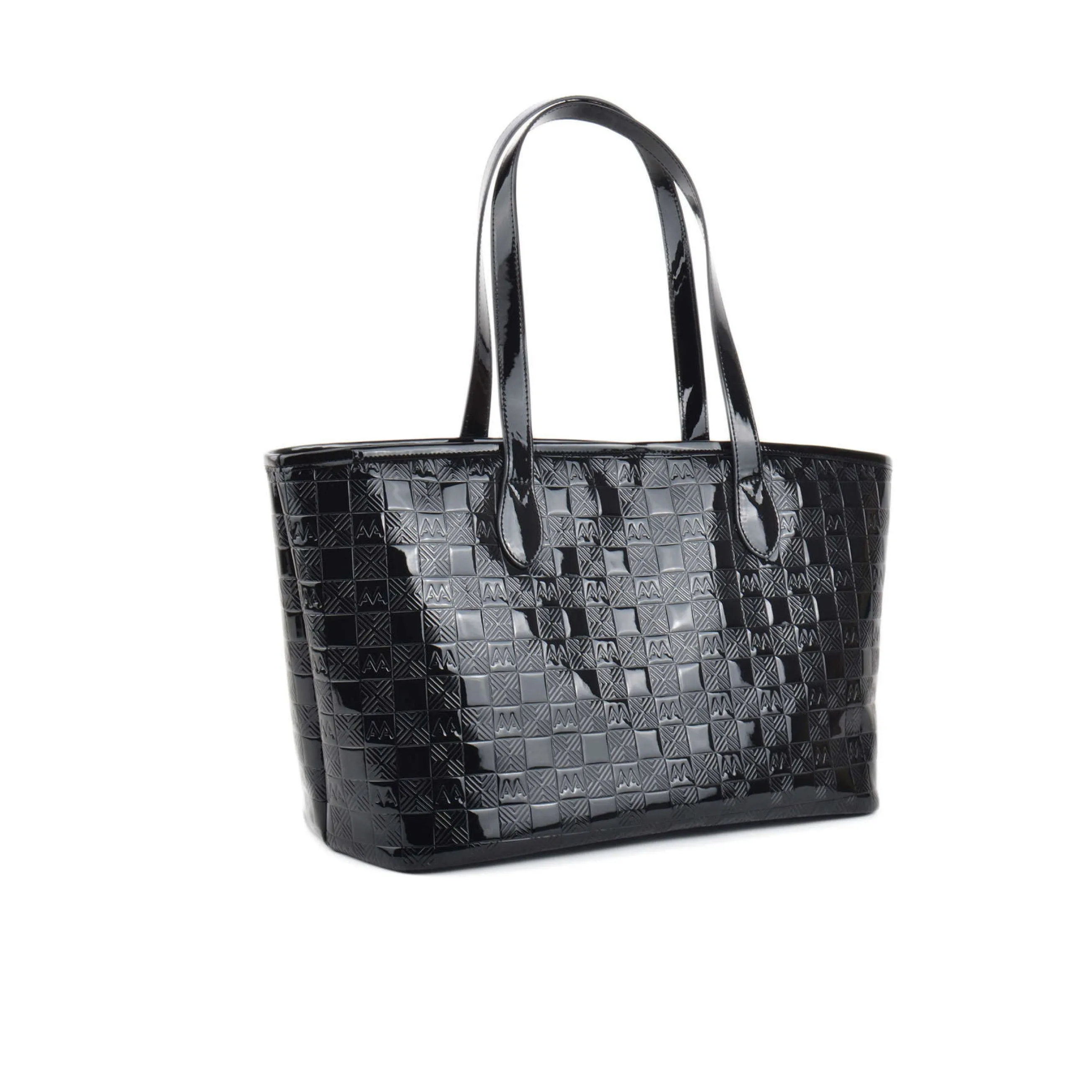 Latonya Checkered Pattern Tote