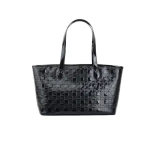 Latonya Checkered Pattern Tote