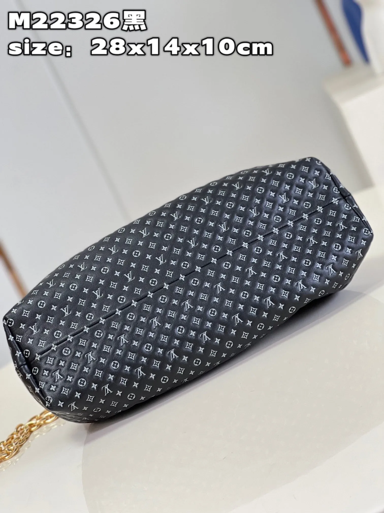 LB796 Monogram Clutch / HIGHEST QUALITY VERSION / 11 x 5.5 x 3.9 inches